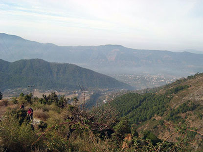 Himalayas view